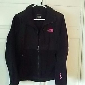 North Face jacket with Cancer logo